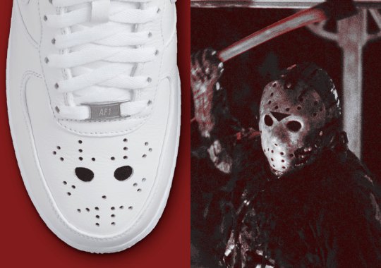 Jason Voorhees Lives On This Nike Air Force 1 Low "Hockey Mask"