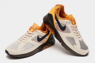 nike air max 180 tan yellow brown 4