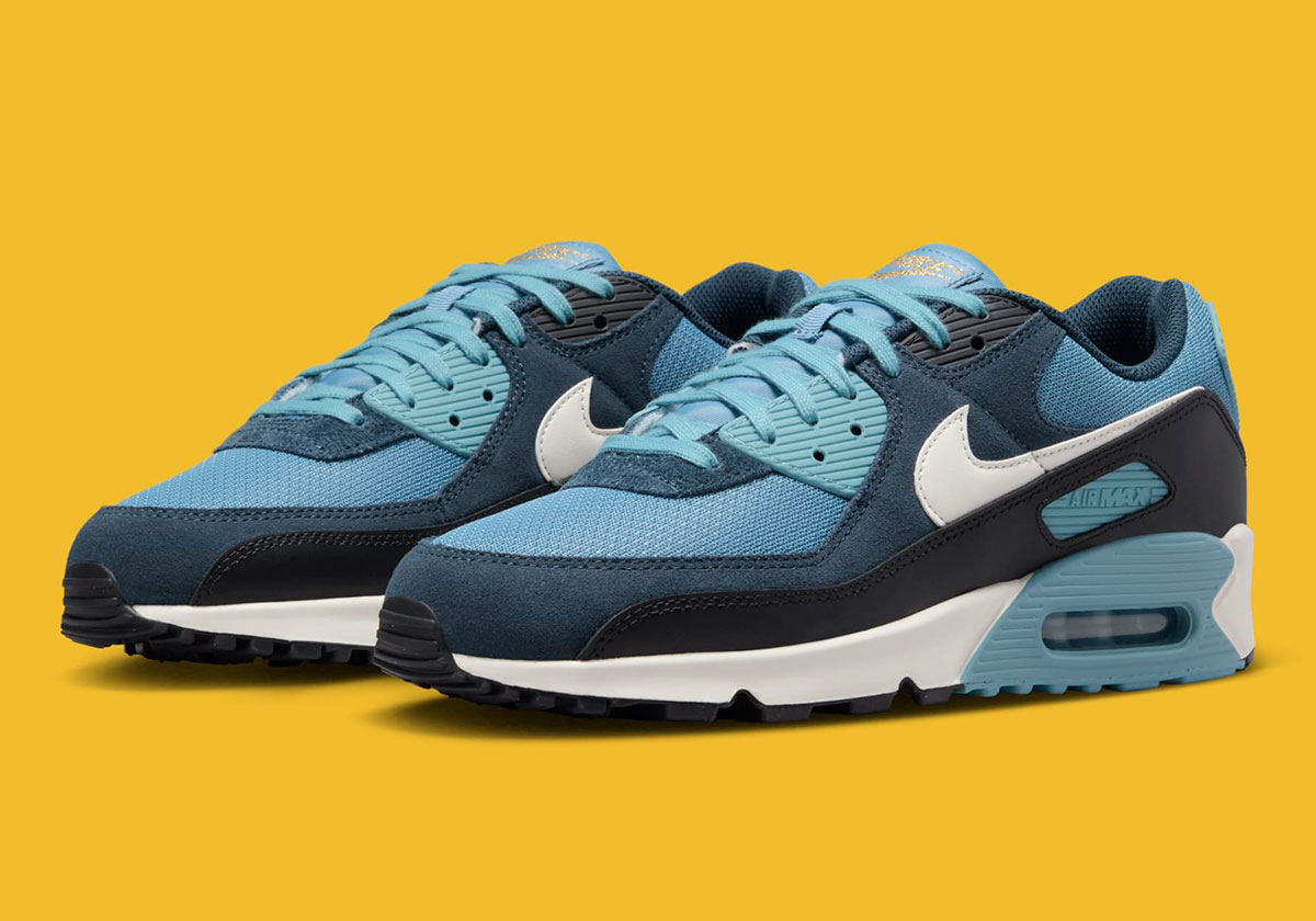 The Nike Air Max 90 Dazzles In Blue Tones