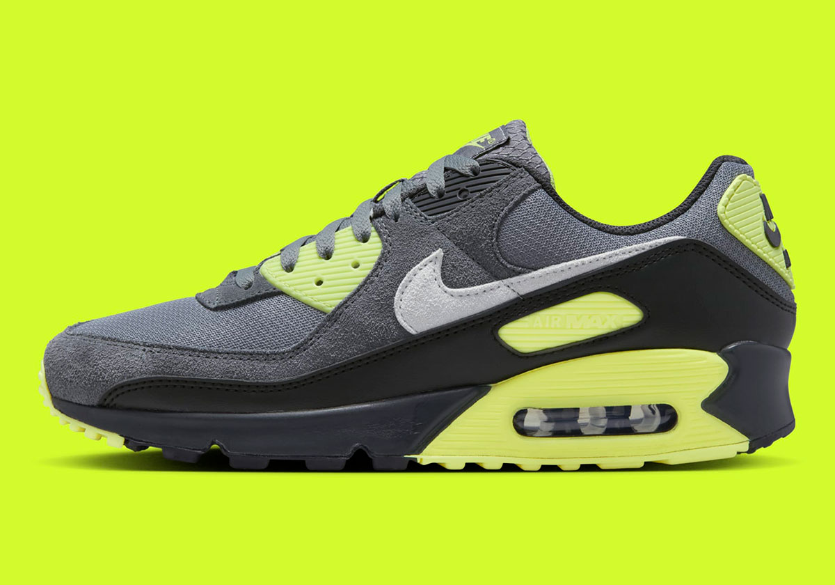 Air max lime green and grey deals