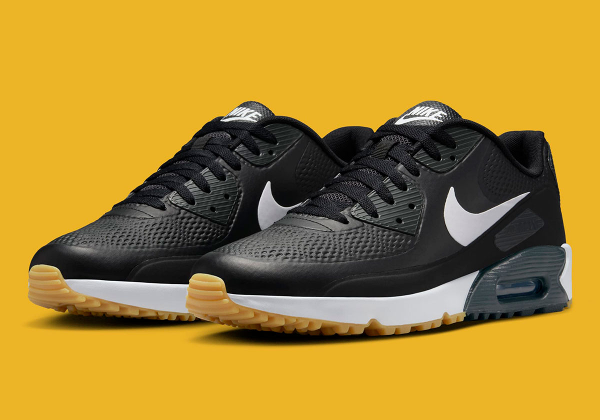 Nike Air Max 90 Golf Black White Gum Hv9305 001 5