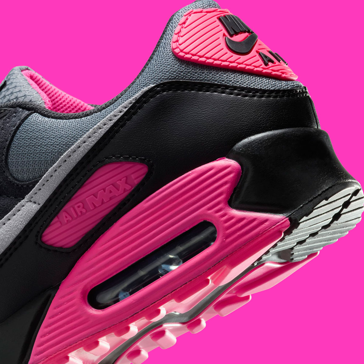 Nike Air Max 90 Pink Grey Black Dm0029 010 3