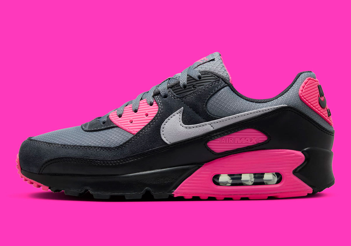 Nike Air Max 90 Pink Grey Black Dm0029 010 5