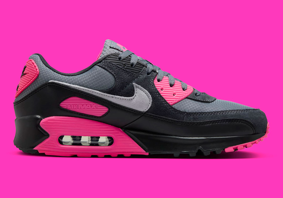 Nike Air Max 90 Pink Grey Black Dm0029 010 6