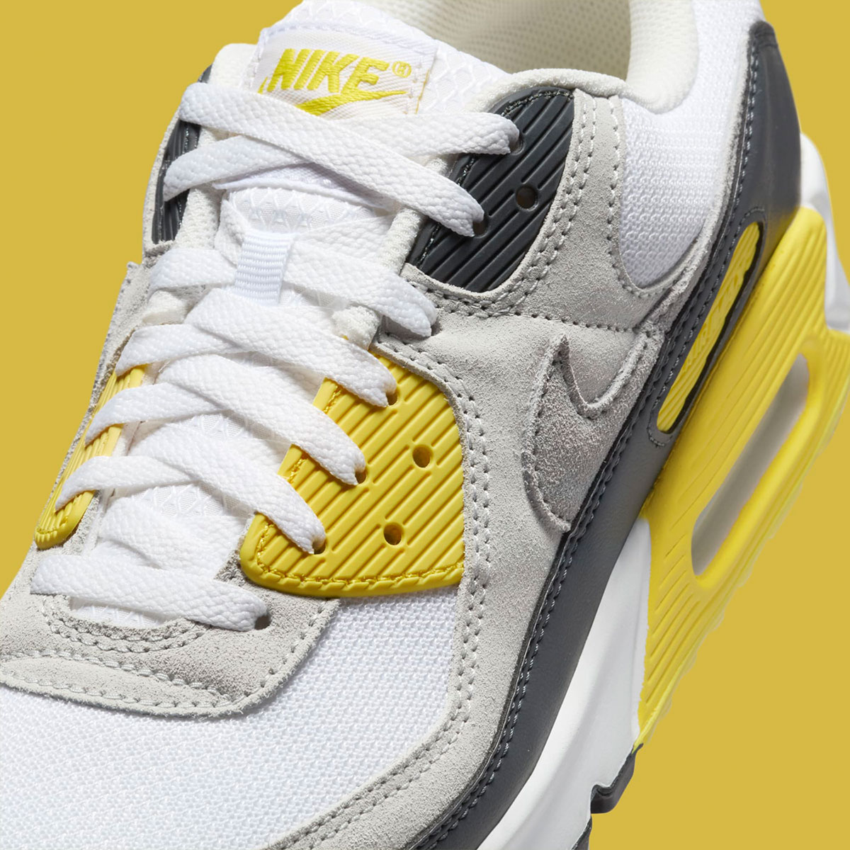 Nike Air Max 90 White Black Yellow Dm0029 111 2