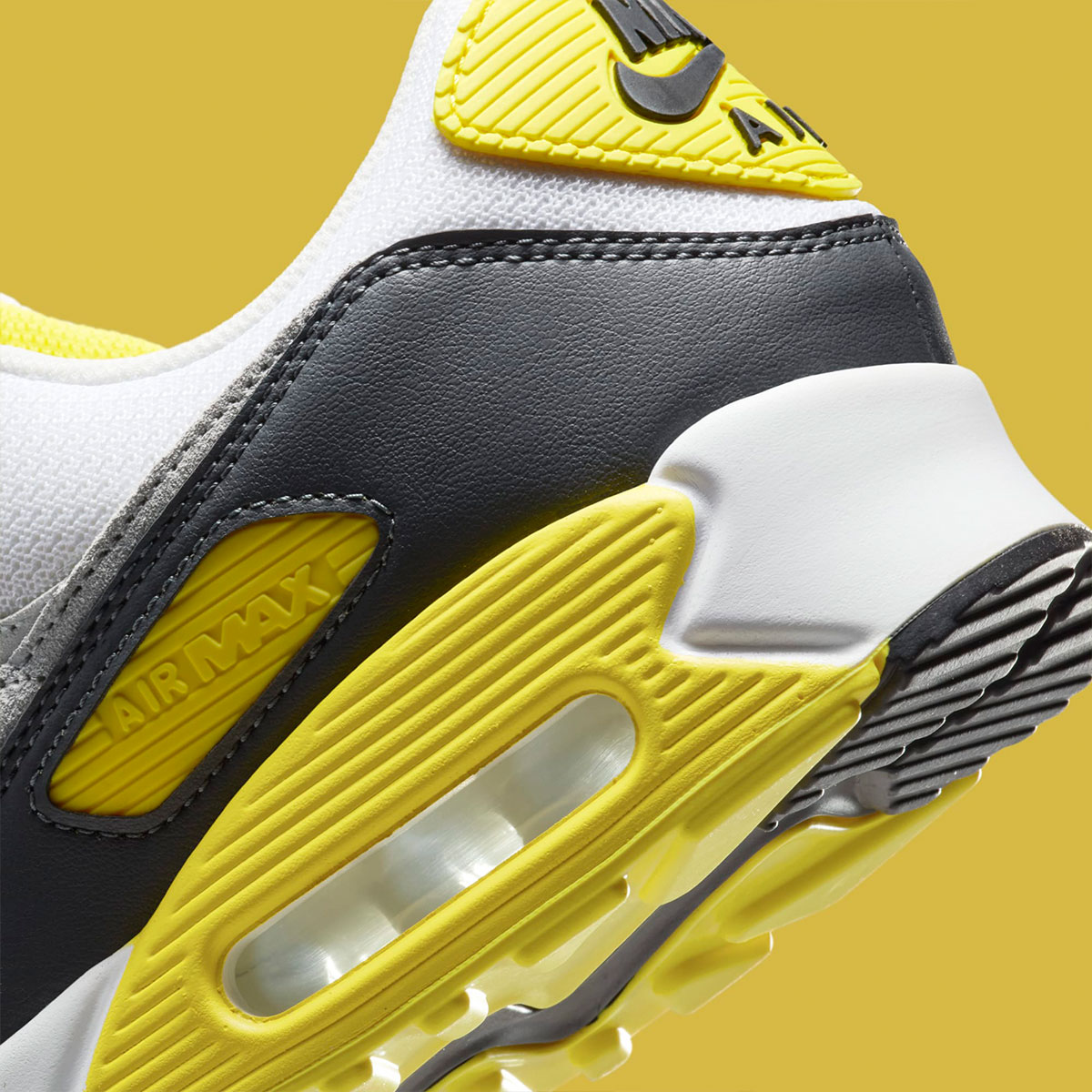 Nike Air Max 90 White Black Yellow Dm0029 111 3