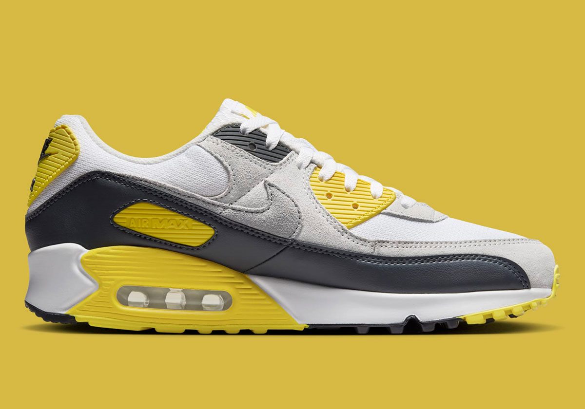 Nike Air Max 90 White Black Yellow Dm0029 111 7