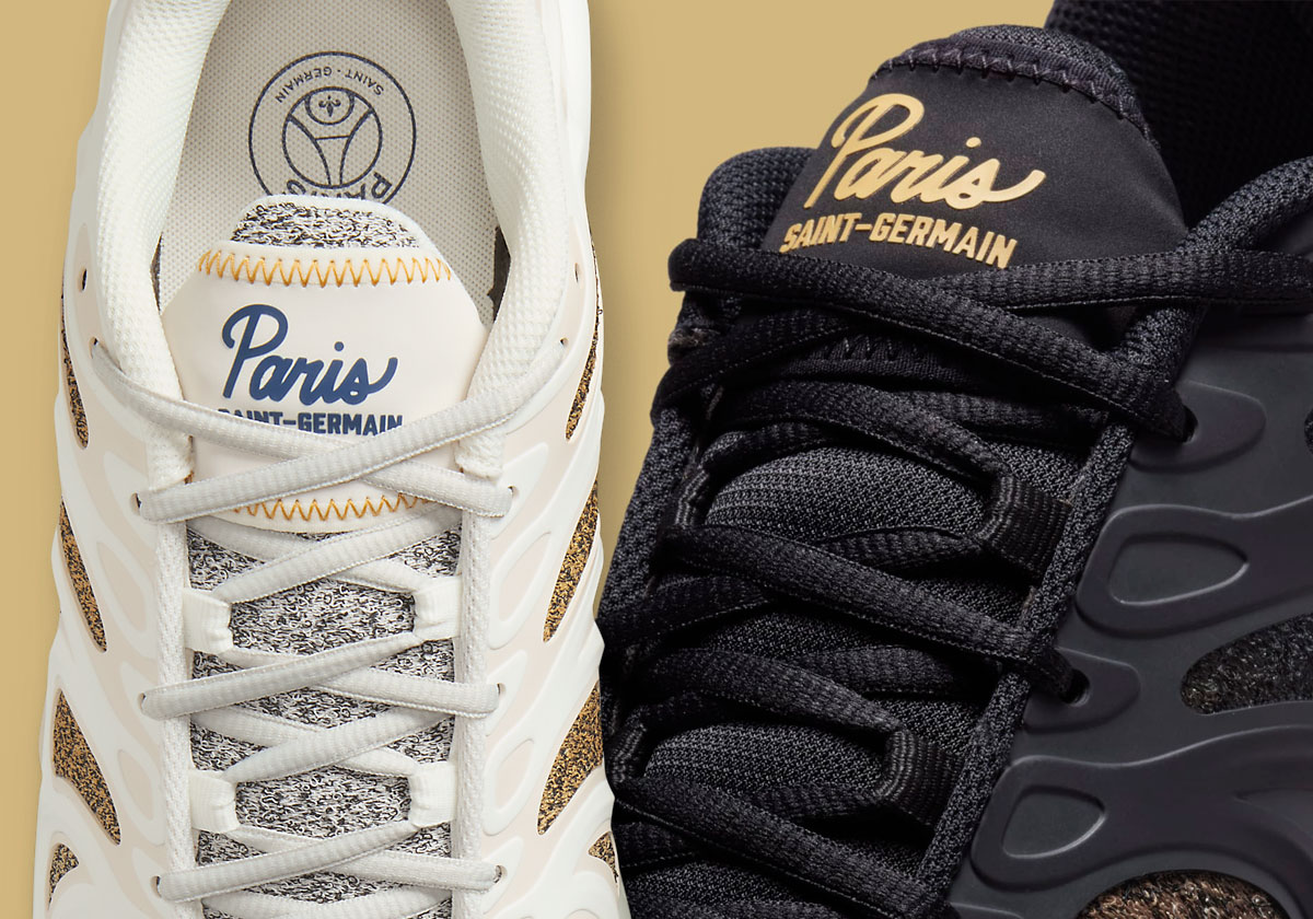 Paris Saint-Germain Draws Up A Duo Of Nike Air Max Plus Drift Kits With Soft Fabrics