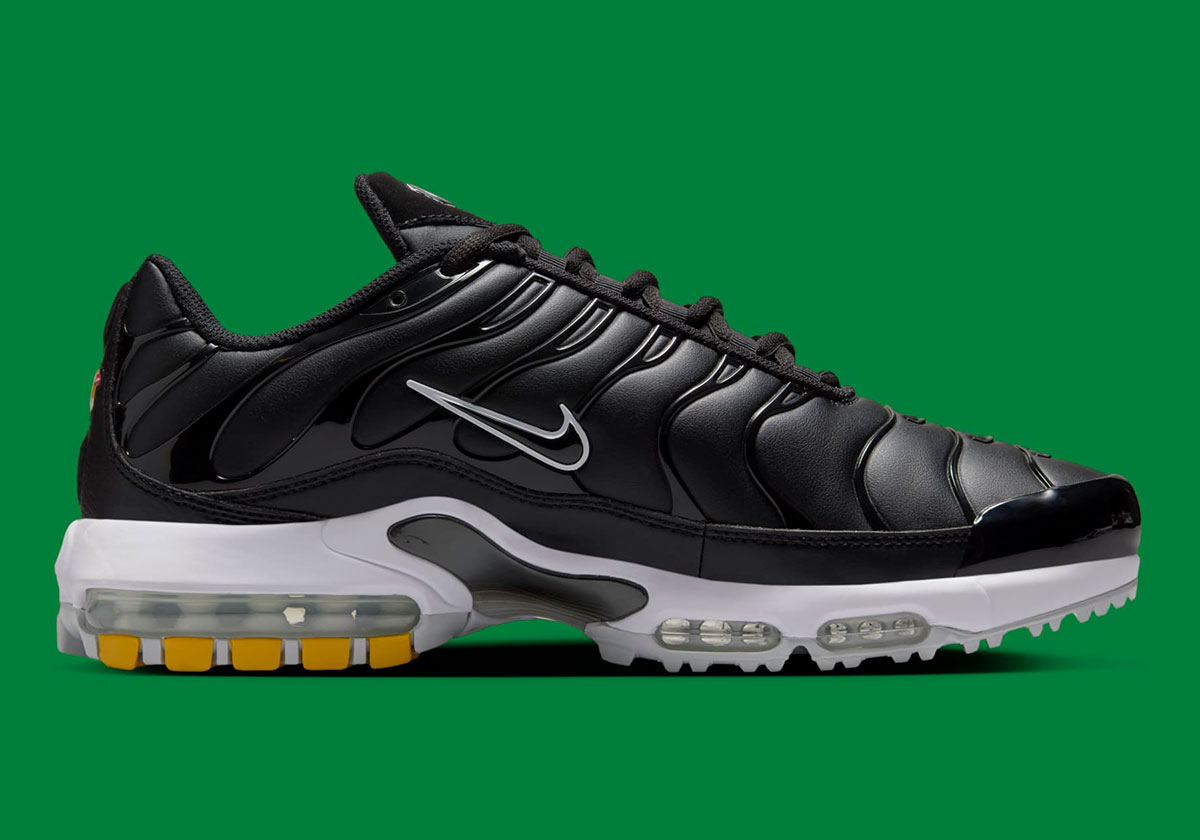 Nike Air Max Plus Golf Black White University Gold Fz4150 001 3