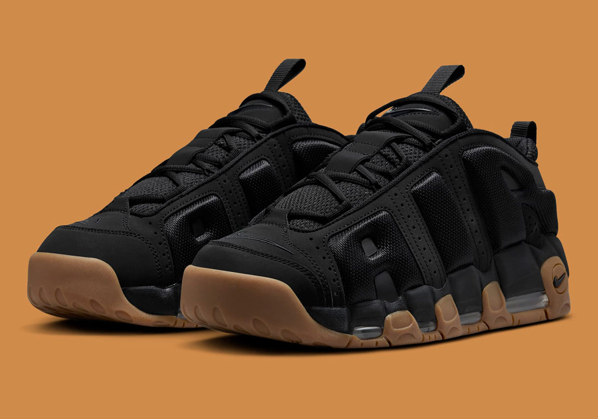 Nike Takes The Air More Uptempo Low With “Black/Gum”