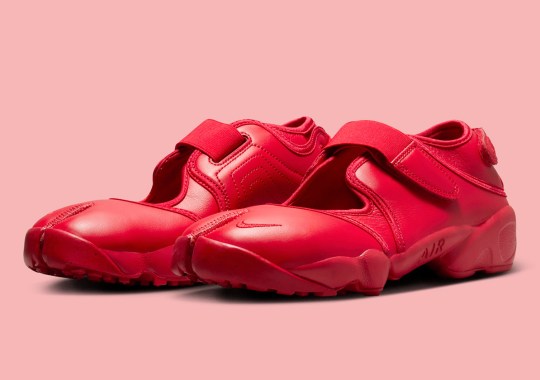 The All-Leather Nike Air Rift Gets Doused In “Fire Red”