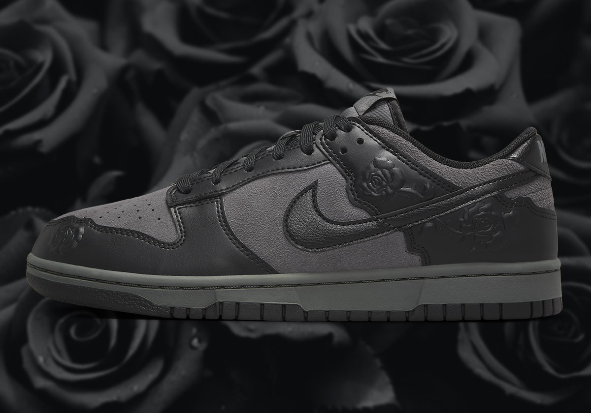 Nike Dunk Low Black Roses HF1986 001 SneakerNews