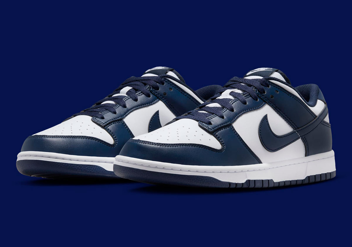 Nike Dunk Low White Navy Hf5441 107 1