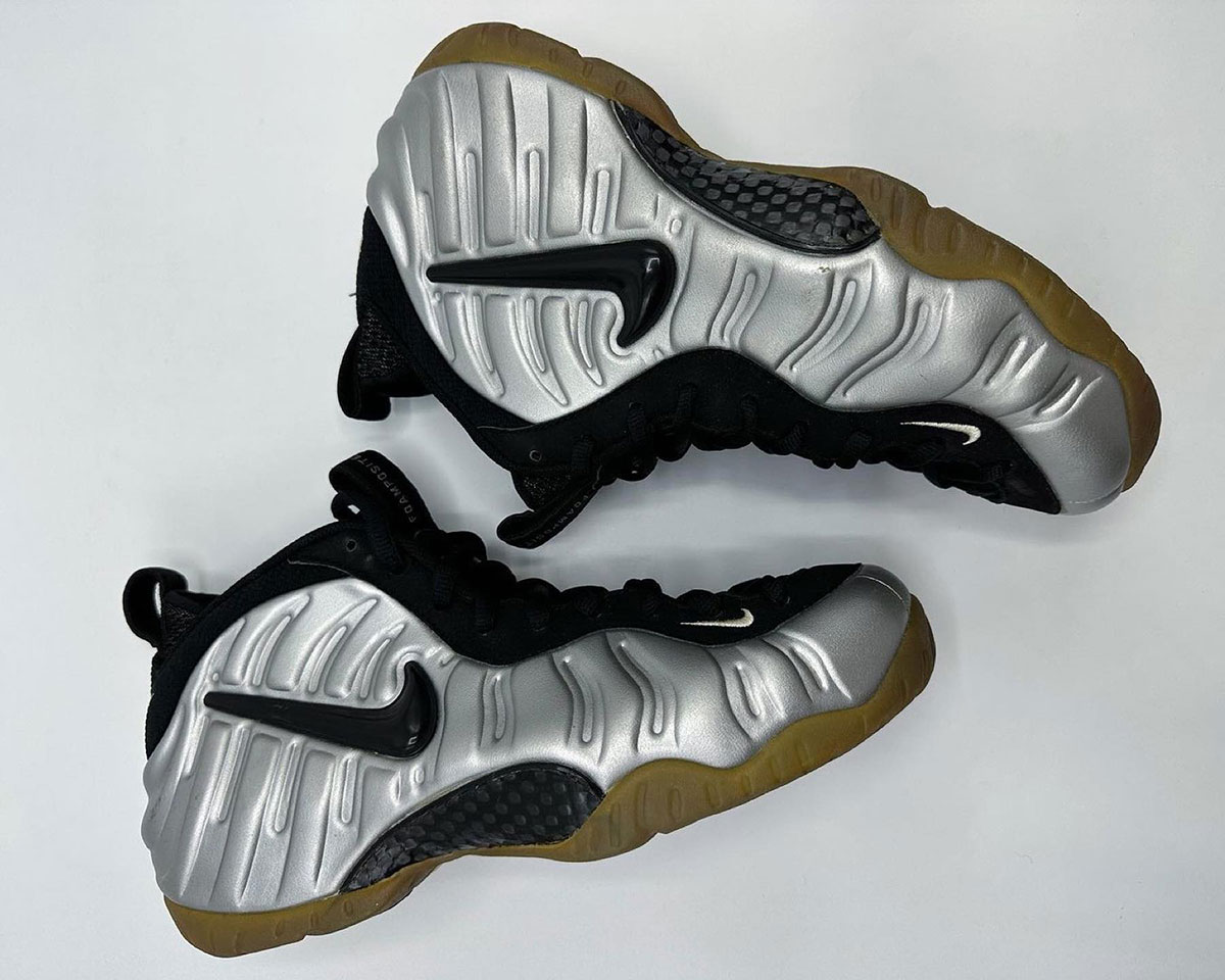 Nike Foamposite Pro Silver 1997 Sample