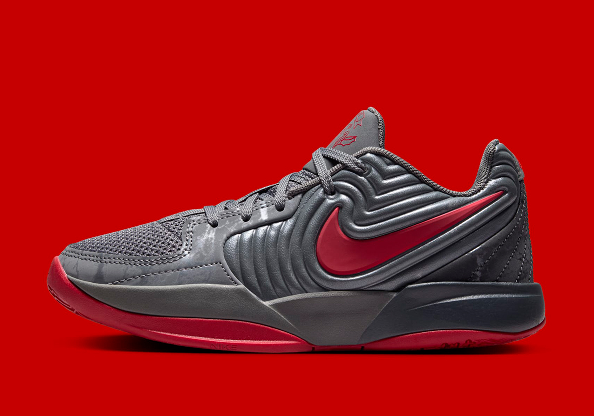 Nike Ja 2 Gs Iron Grey Anthracite Gym Red Fz7304 001 1