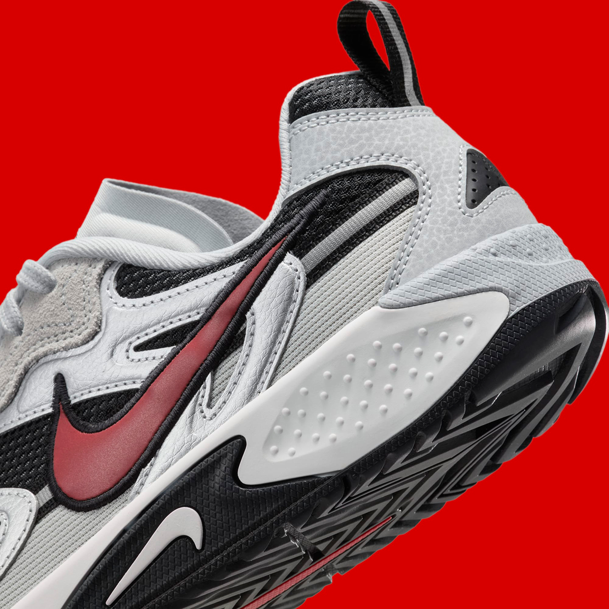 Nike Jam Metallic Silver University Red Black Fn0314 005 7