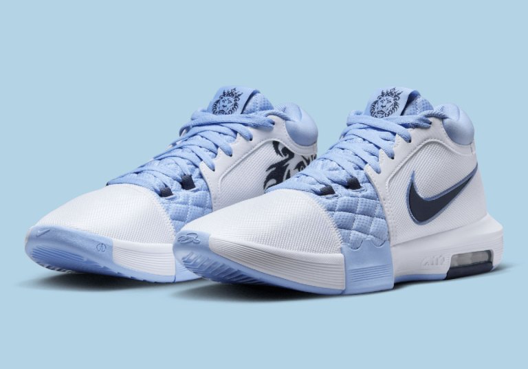 Nike mens sz 13 LeBron 8 Flywire White and Blue Athletic Shoes 417098-100‎ Buy Nike Lebron 8  main image 3
