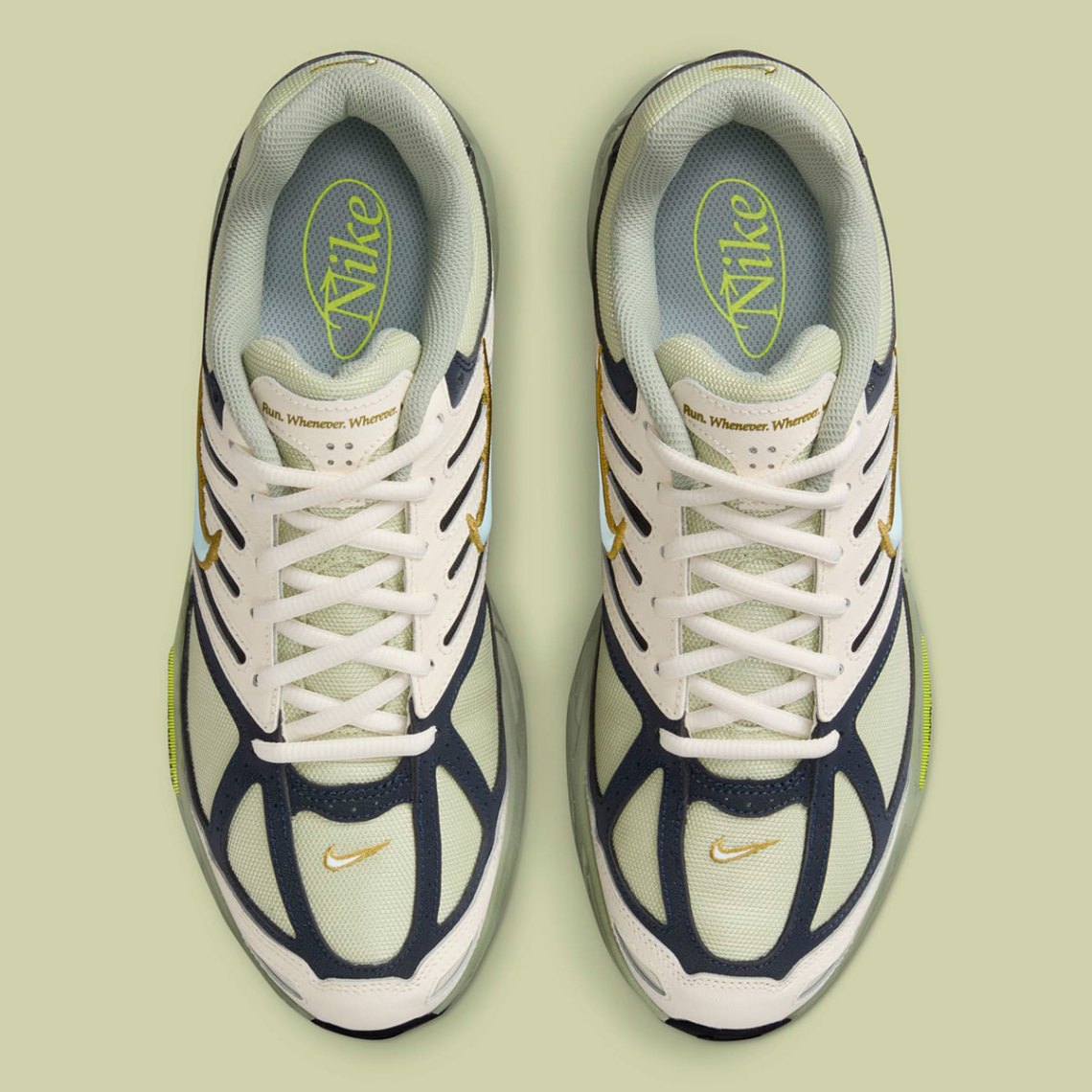 Nike Air Pegasus 2005 Shoes Mens 10 Olive Aura Jade Horizon Sneakers HQ3444-343 Nike Air Pegasus 2005 - Olive Aura/Glacier Blue-Jade Horizon main image 4