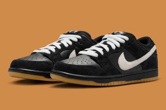 Nike SB Brings Gum Soles To A Black And White Dunk Low