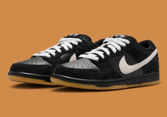 Nike SB Brings Gum Soles To A Black And White Dunk Low