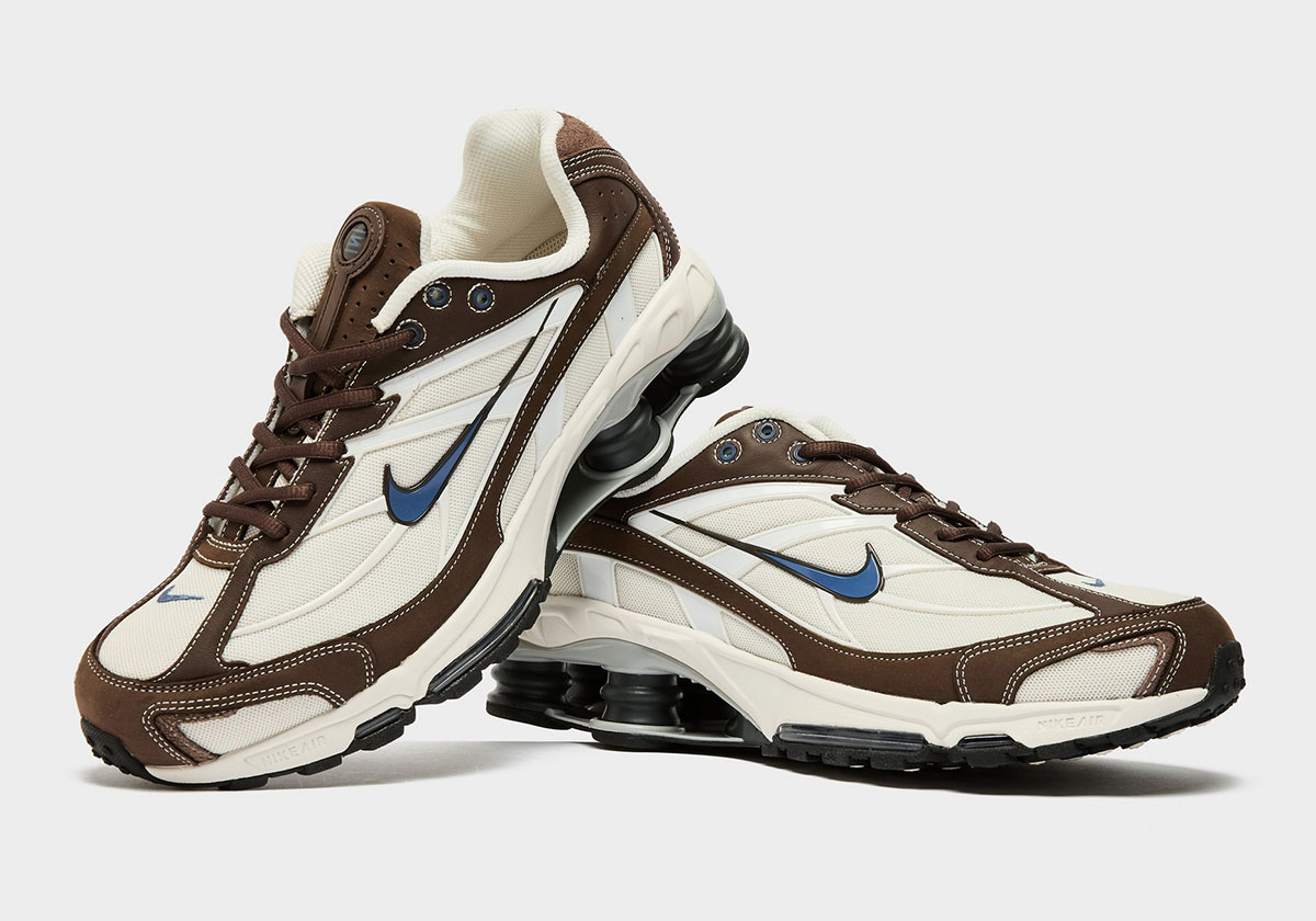 Brown nike shox for men on sale