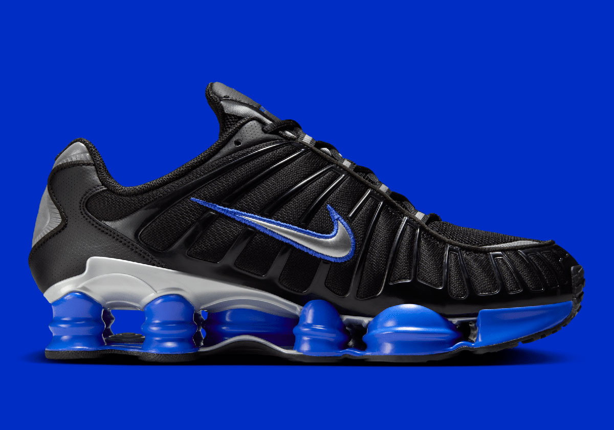 Nike Shox Tl Black Racer Blue Metallic Silver Cn0151 004 2