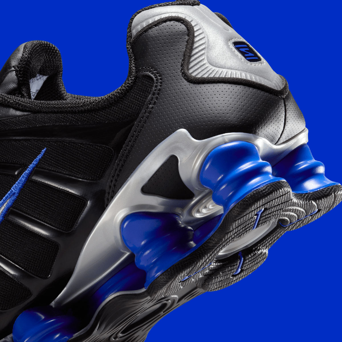 Nike Shox Tl Black Racer Blue Metallic Silver Cn0151 004 3