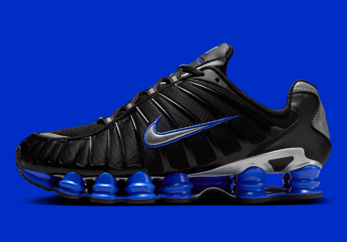 Nike Shox Tl Black Racer Blue Metallic Silver Cn0151 004 5