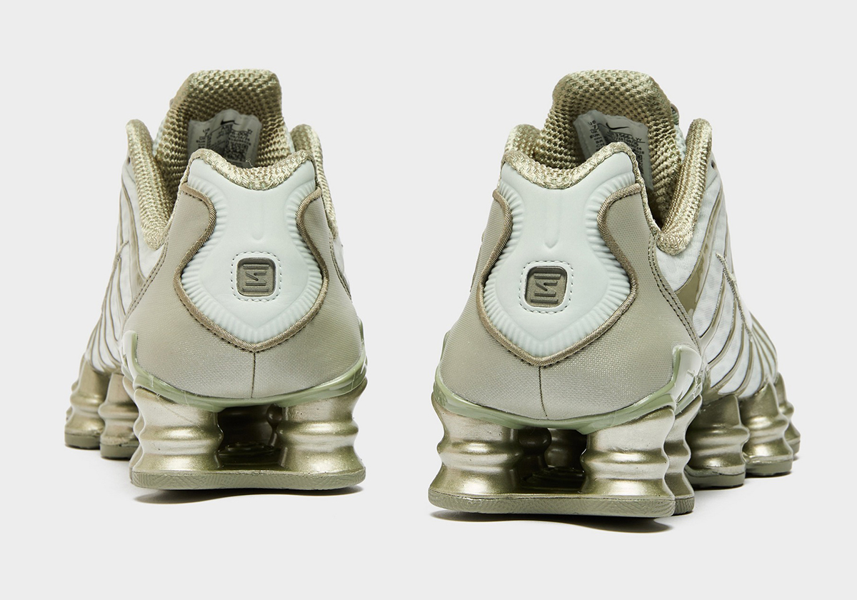 Nike Shox Tl Light Silver White Light Army Ar3566 006 5