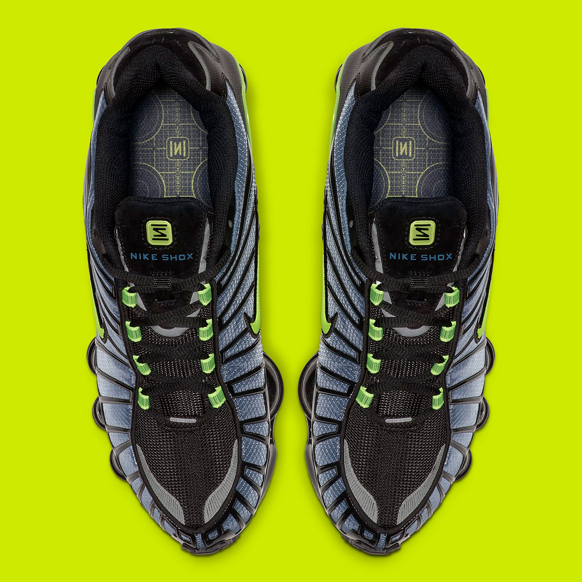 Nike Shox Tl Thunderstorm Volt Black Ci7692 400 3