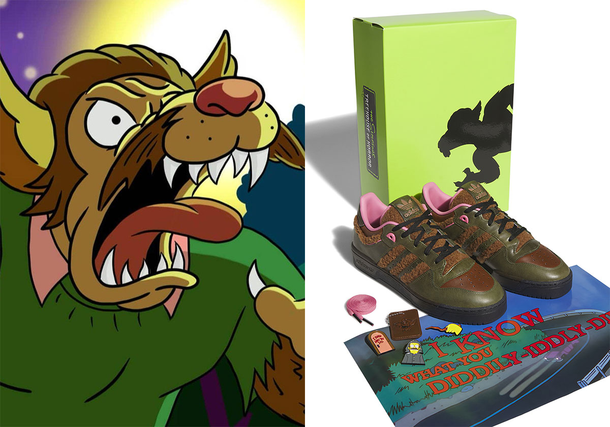 the simpsons werewolf flanders adidas rivalry low IF7190 7