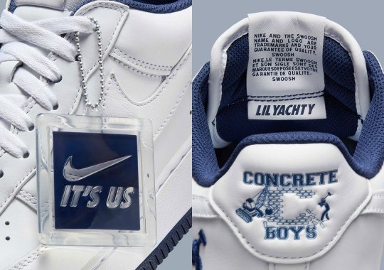 Official Images Of The Lil’ Yachty x Nike Air Force 1 “Concrete Boys”