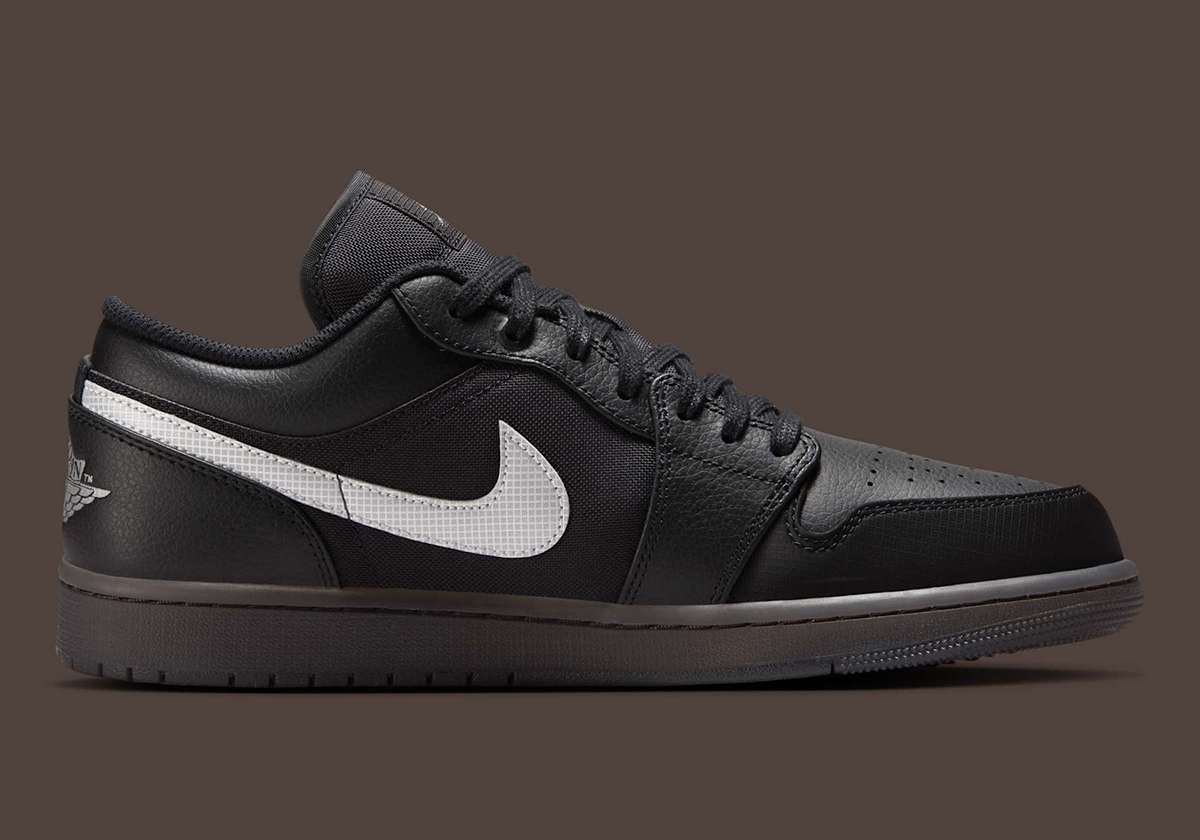 Air Jordan 1 Low Black Reflective Dark Gum Hv5968 001 7