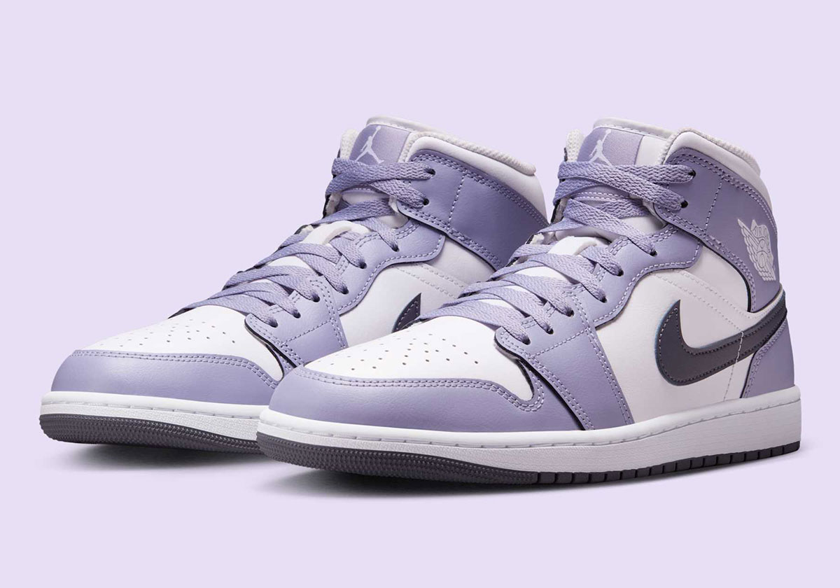 Air jordan 1 mid violet deals