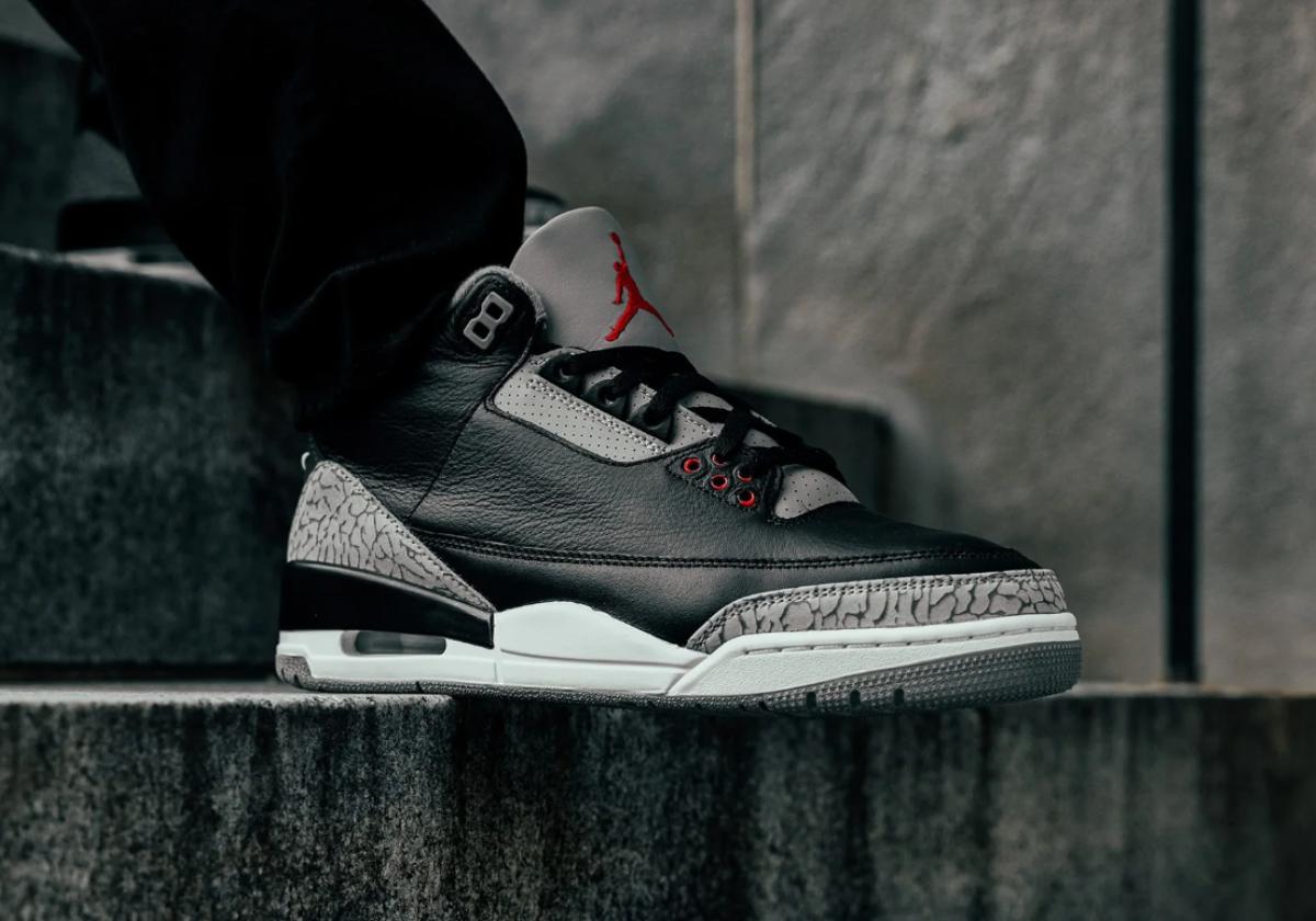 Black Cement Jordan 3 Store List SneakerNews