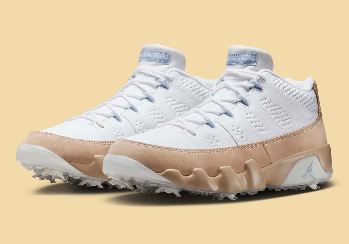 The Air Jordan 9 Golf Brings A Clean “Linen” Colorway To The Links