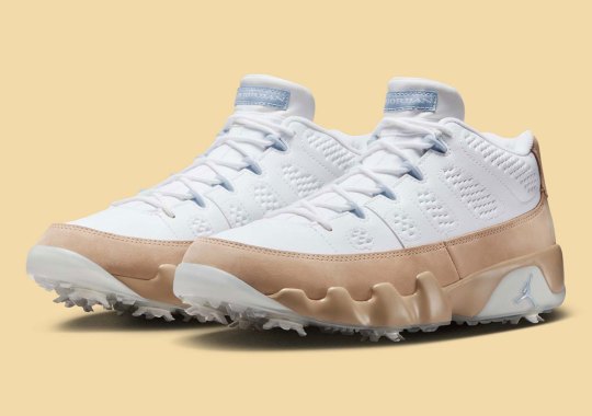 The Air Jordan 9 Golf Brings A Clean "Linen" Colorway To The Links