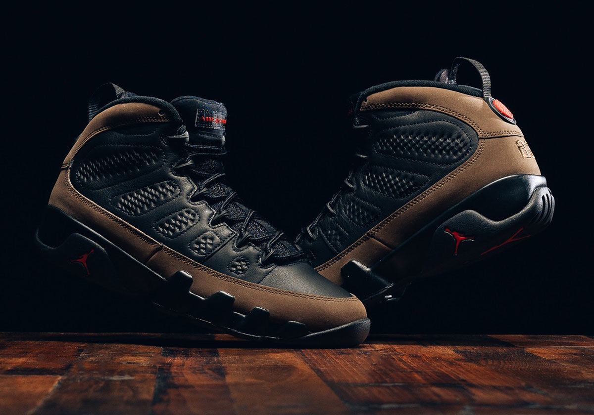 Jordan 9 olive for sale on sale