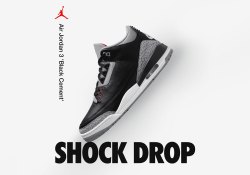 Air 28.5cm jordan 3 “Black Cement” Shock Drop Confirmed