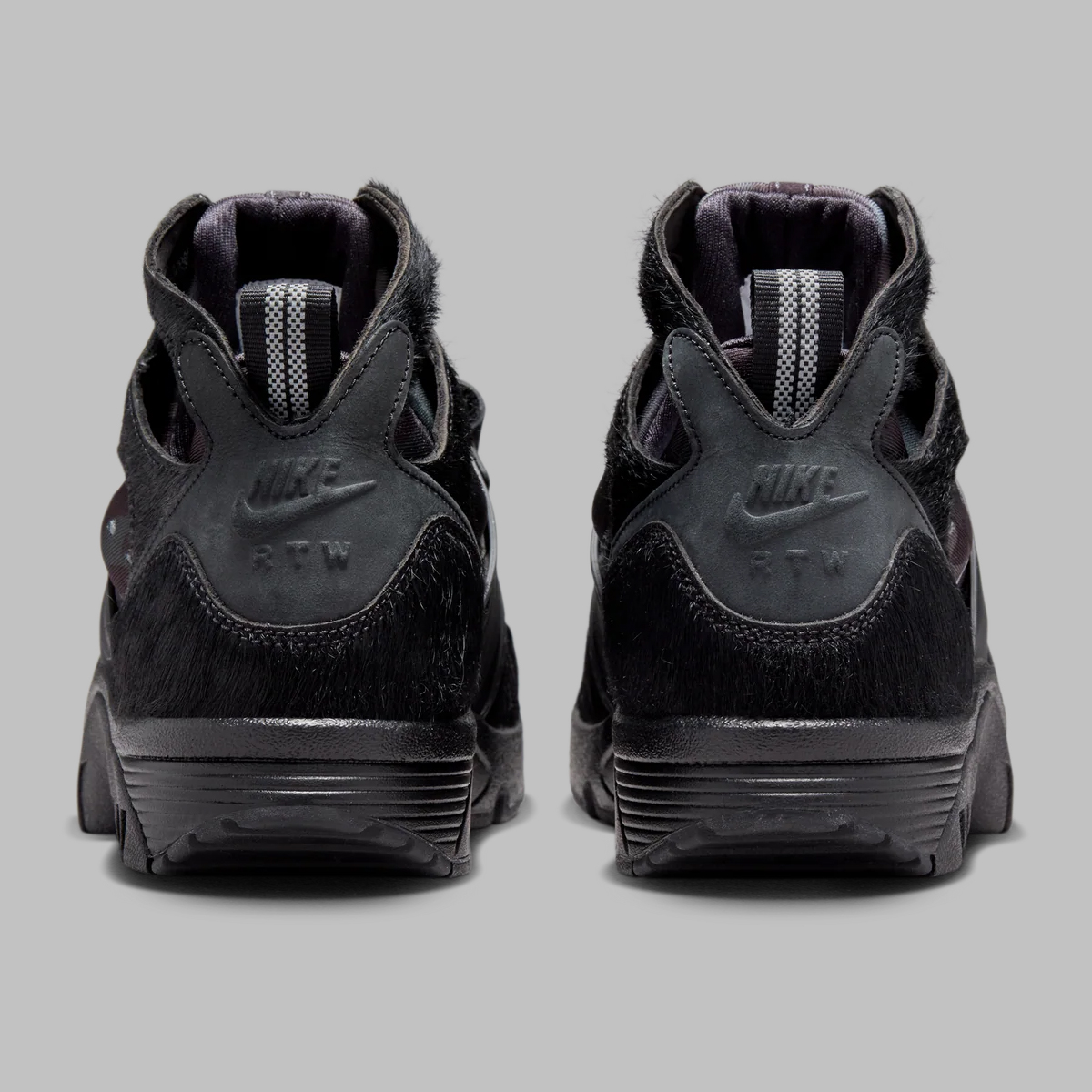 Corteiz Nike Trainer Huarache Black Pony Hair Fq8793 003 Release Date 3