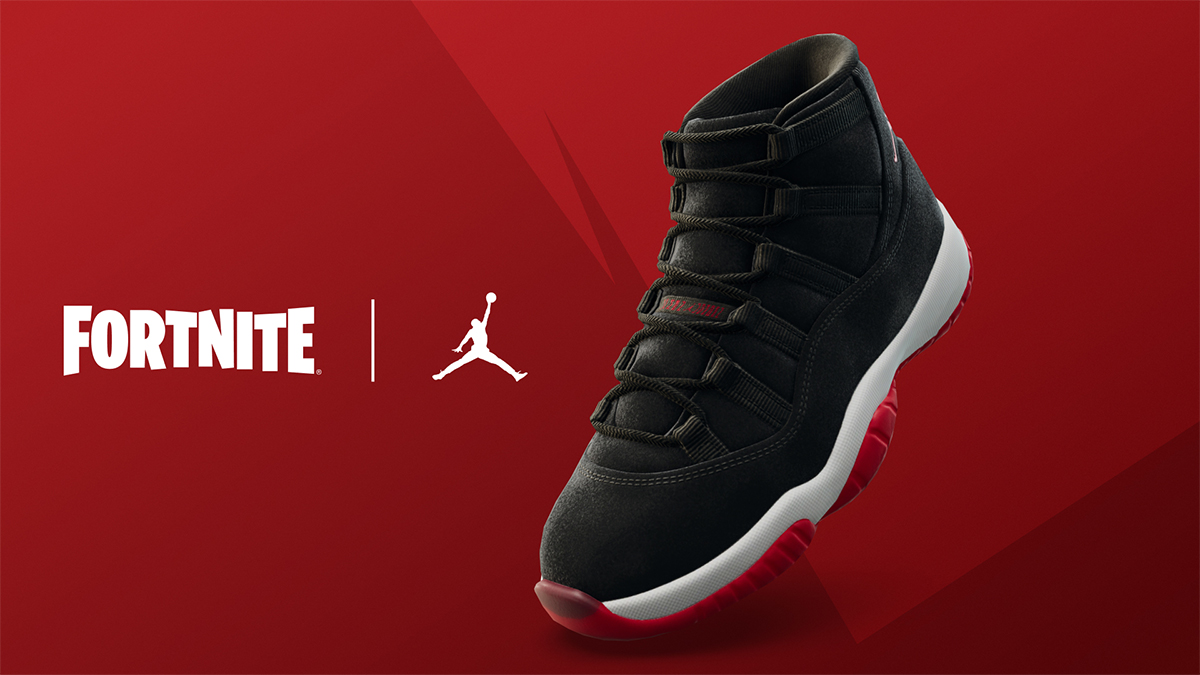 Fortnite Kicks Jordan 11 Bred