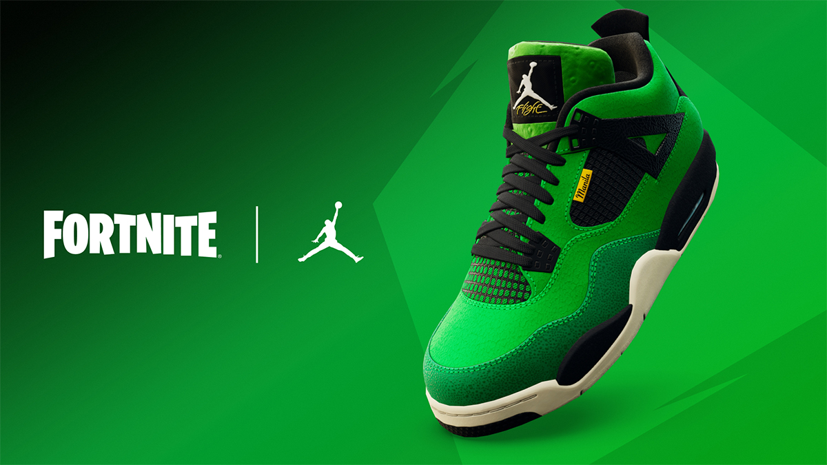 Fortnite Kicks Jordan 4 Manila