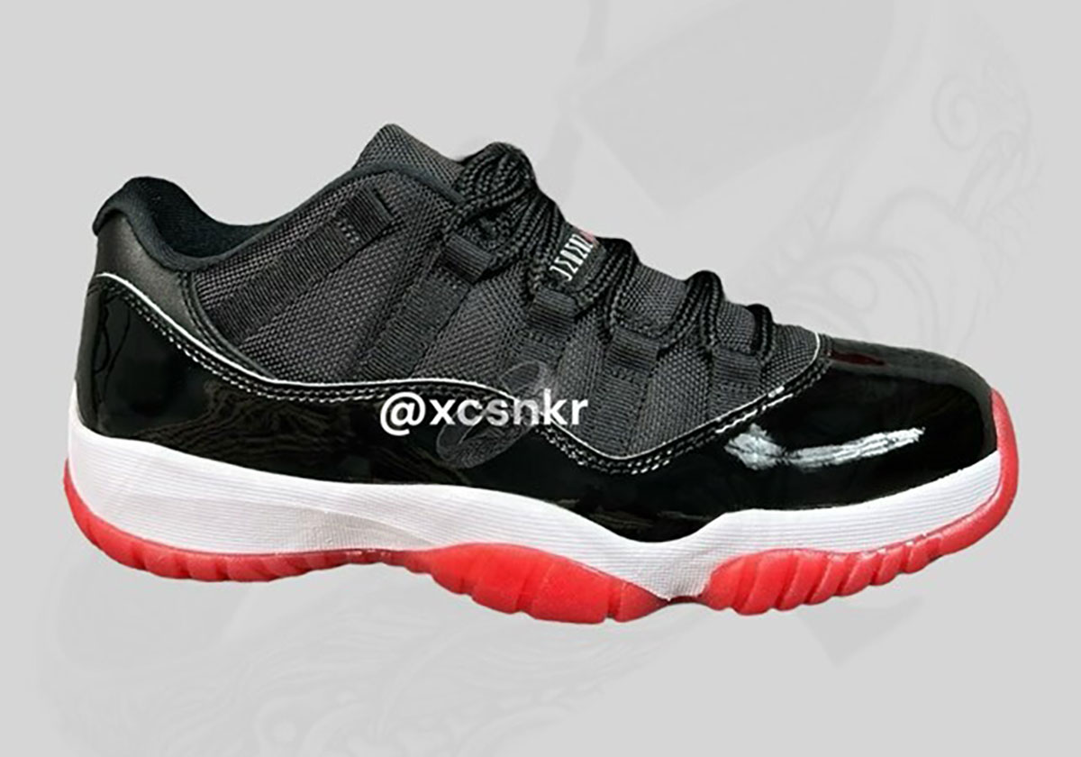 Detailed Look At The Air Jordan 11 Low "Bred"