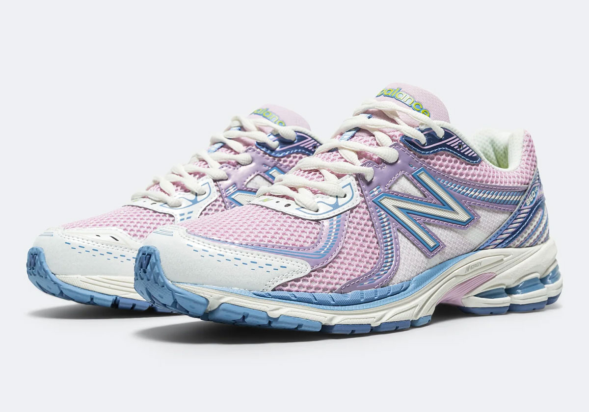 AVAILABLE NOW:  Up There x New Balance 860v2 "Blossom Pink"