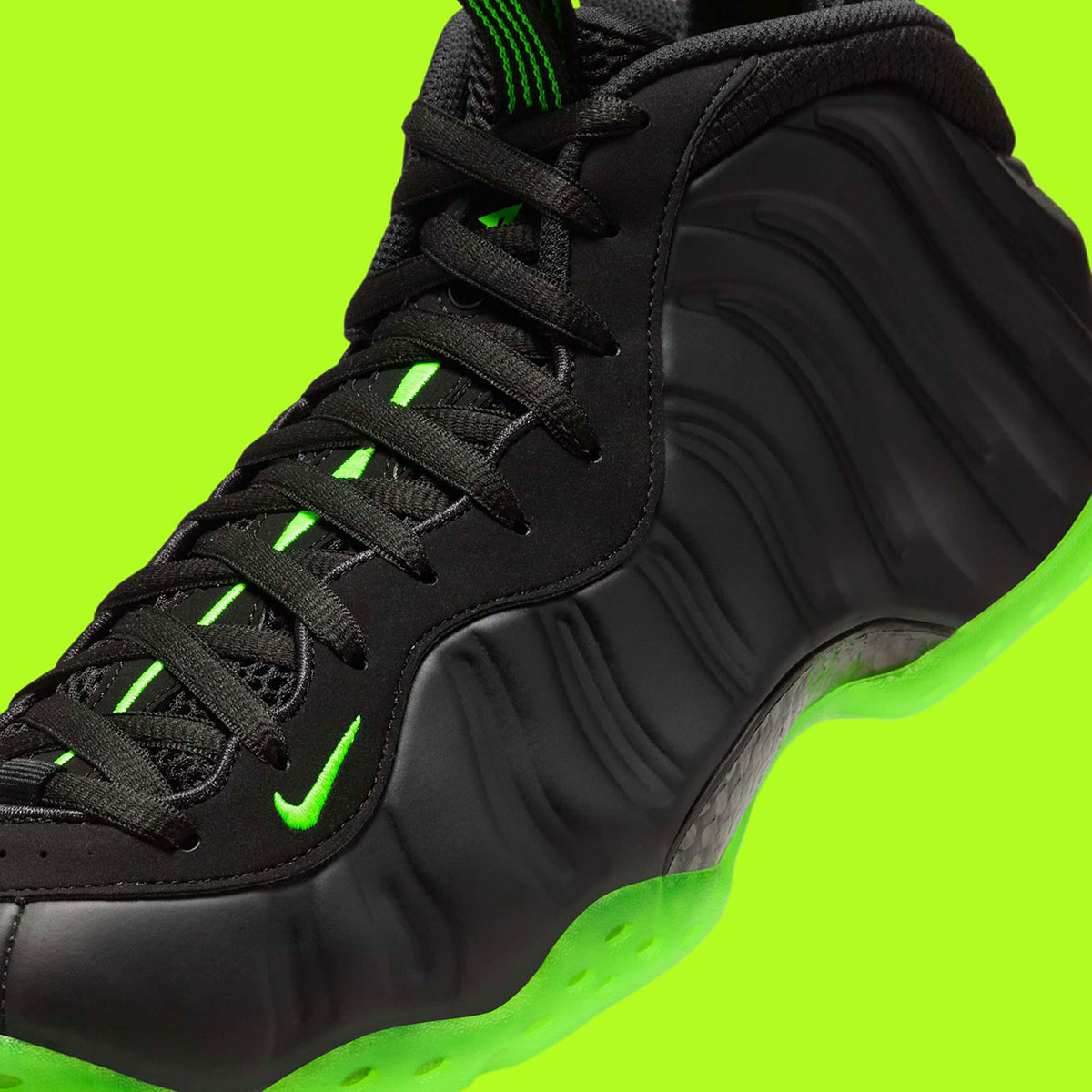 Nike Air Foamposite One Black Volt Hf2902 001 Release Date 4