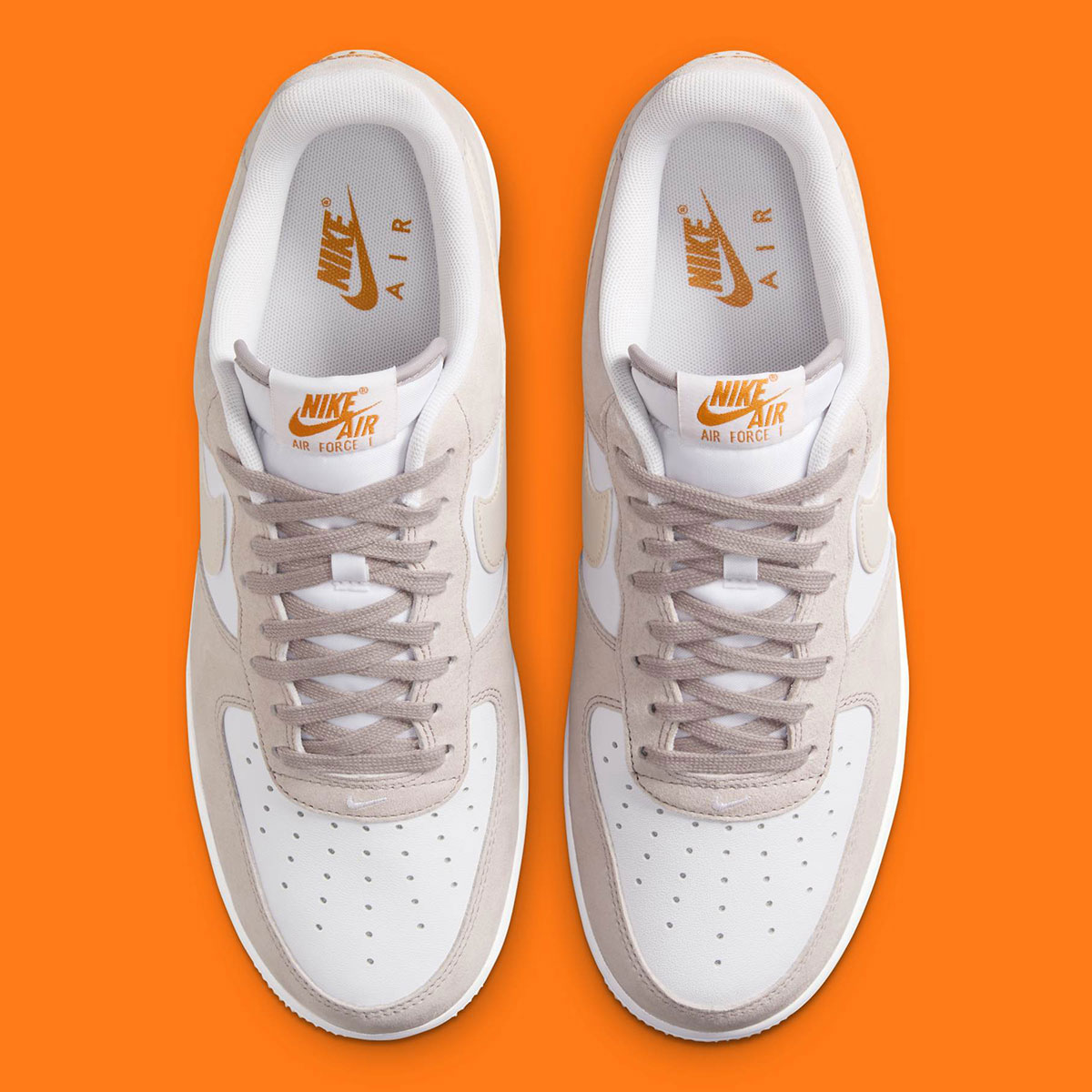 Nike Air Force 1 Low College Grey Laser Orange Summit White Ib3080 001 3