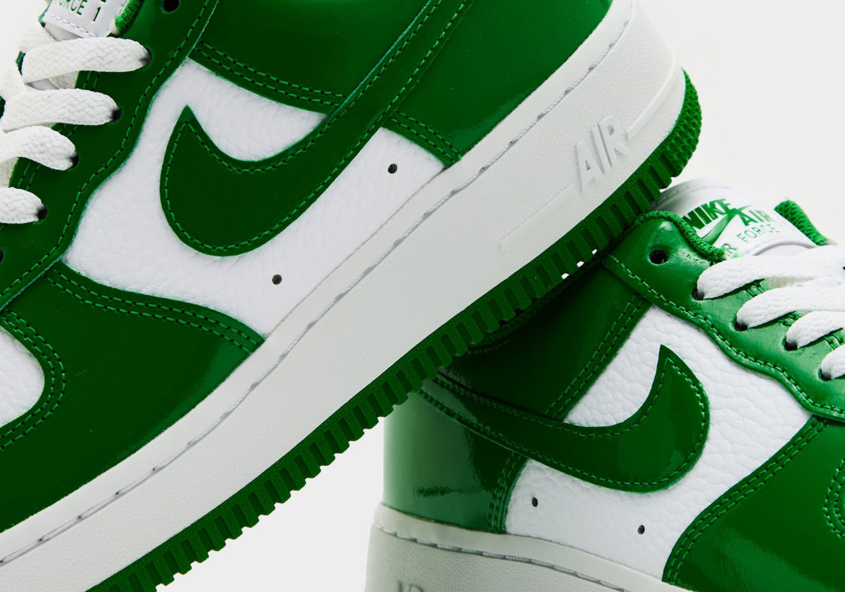 Nike Air Force 1 Low Green Patent SneakerNews