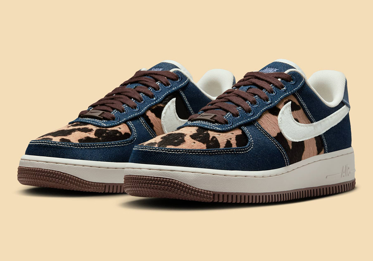 Nike Air Force 1 Low Hairy Cheetah Denim Ib3674 400 3