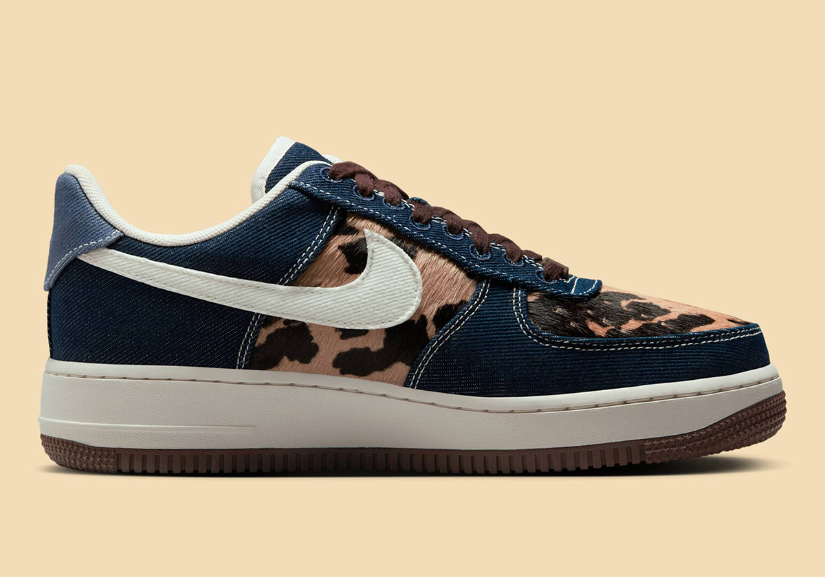 Nike Air Force 1 Low Hairy Cheetah Denim Ib3674 400 8