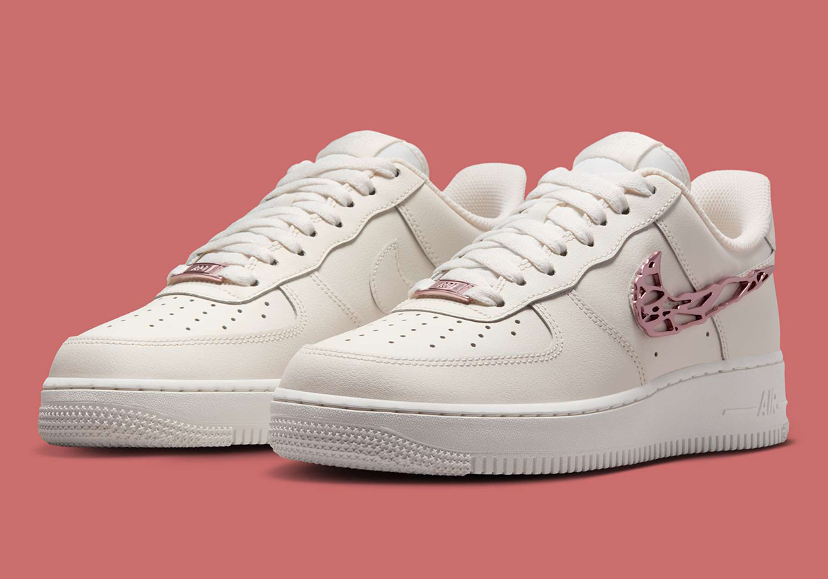 Nike Air Force 1 Low Metal Shredded Pink Swoosh If1686 161 3